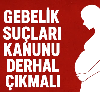 Gebelik Suçları Kanunu Derhal Çıkmalı
