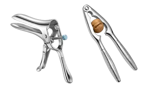 spekulum ve fındık kıracağı