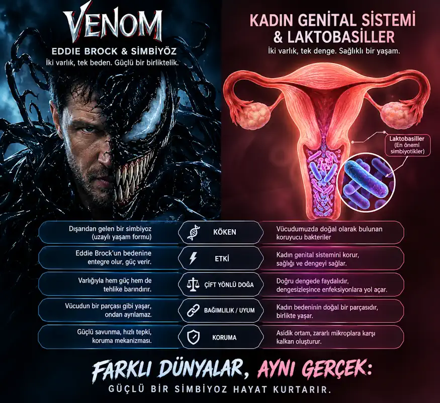 Vajinal Laktobasiller ile kadının simbiyotik ilişkisi