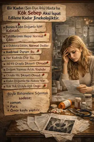 Bir Kadın - Sen Diye Anla - Hasta İse Kök Sebep Aksi İspat Edilene Kadar Jinekolojiktir.