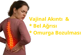 vajinal akıntı bel ağrısı omurga bozulması Muğla kadın doğum