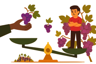 Baba Oğluna Bağ Vermiş; Oğlan 1 Salkım Üzüm Vermemişin Temeli