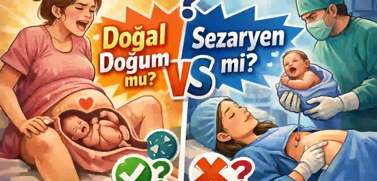 Vajinal doğum mu sağlıklı sezaryen mi?