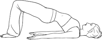 retrovert uterus  Setu Bandhasana (Köprü pozu)