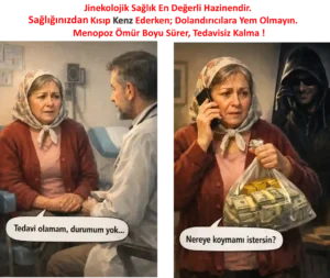 menopozda dolandırılan yaşlı kadınlar