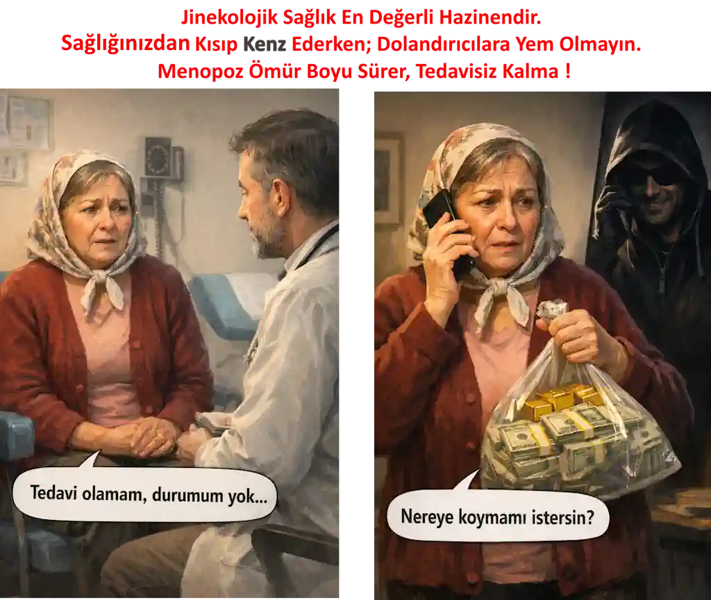 menopozda dolandırılan yaşlı kadınlar