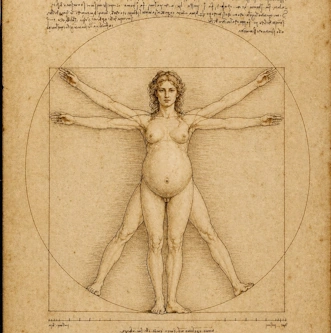vitruvius gebe kadını