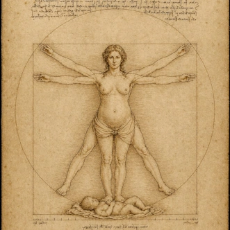 vitruvius lohusa kadını